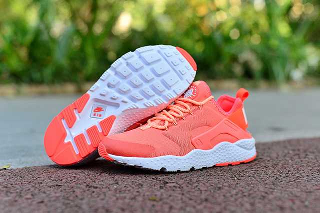 nike huarache femme orange