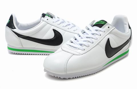 nike cortez leather homme verte